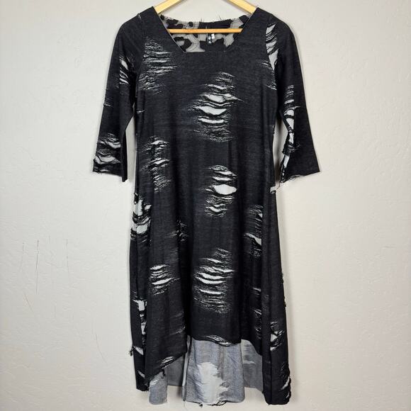 NOBLU Breakfast N Tokyo Distressed Goth Vamp Dress Thrashed Destroyed Unique USA - Picture 1 of 13